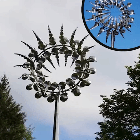 Unique Magical Metal Windmill