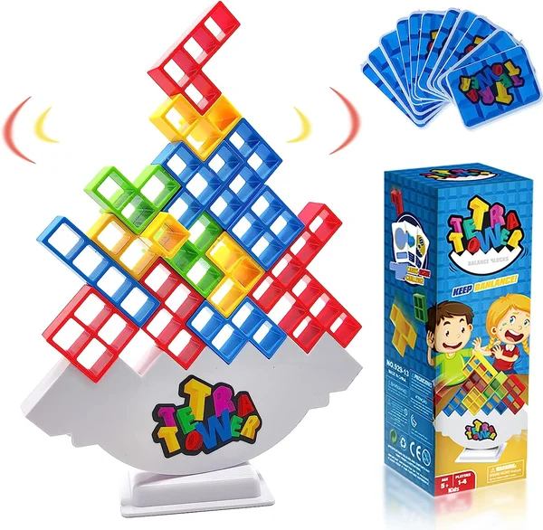 【LAST DAY SALE】Team Tower Game For Kids & Adults