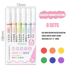 Load image into Gallery viewer, 【💖BEST GIFTS FOR KIDS】Dual Tip Pens with 6 Different Curve Shapes Fine Tips

