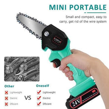 Load image into Gallery viewer, 【PRE-HOLIDAY SALE】 - Rechargeable 24V Lithium Chainsaw
