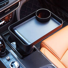 Load image into Gallery viewer, 【🔥BLACK FRIDAY SALE】Vehicle Cup Holder Extender &amp; Food Tray
