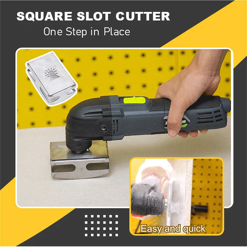 【Last Day Sale】360°  Square Slot Cutter