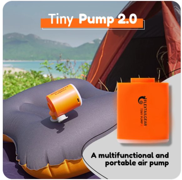 GigaPump 2.0 3-in-1 Portable USB Mini Electric Inflator, Vacuum Sealer and Lantern