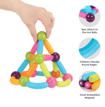 Load image into Gallery viewer, Magnetic Balls and Rods Set Educational Magnet Building Blocks
