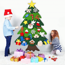 Load image into Gallery viewer, LED DIY Felt Christmas Tree - 32 Piece Set

