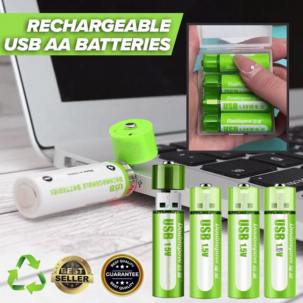 【BLACK FRIDAY SALE】FastPower™ USB Rechargeable AA Batteries - 10PCS (10 Batteries)