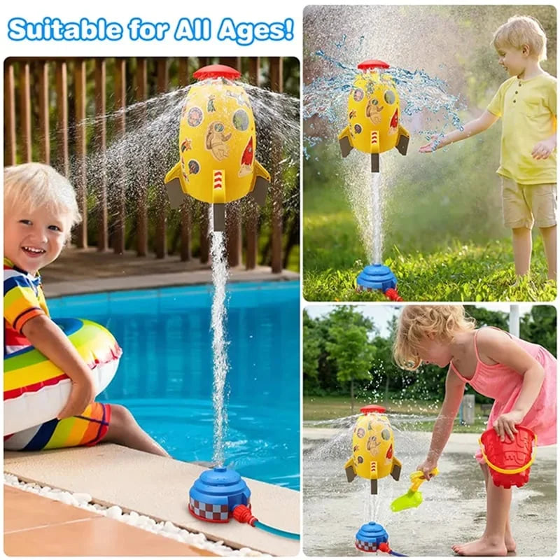 【LAST DAY SALE】Rocket Sprinkler Toy