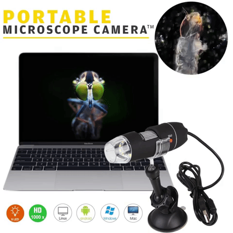 1000X Zoom 1080p Microscope Camera - 【81% OFF - Christmas Pre-Sale】