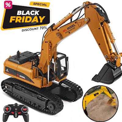 【70% OFF】Monster RC™  Hydraulic Excavator With Remote Control