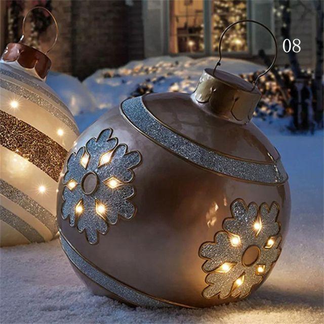 Giant PVC Outdoor Christmas Ornaments