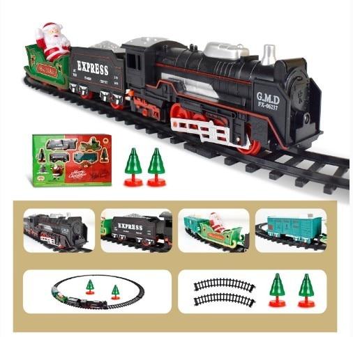 North Pole Express Christmas Tree Train Set