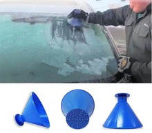 Load image into Gallery viewer, Ice Scraping Windshield Cone &amp; Wiper Fluid Funnel
